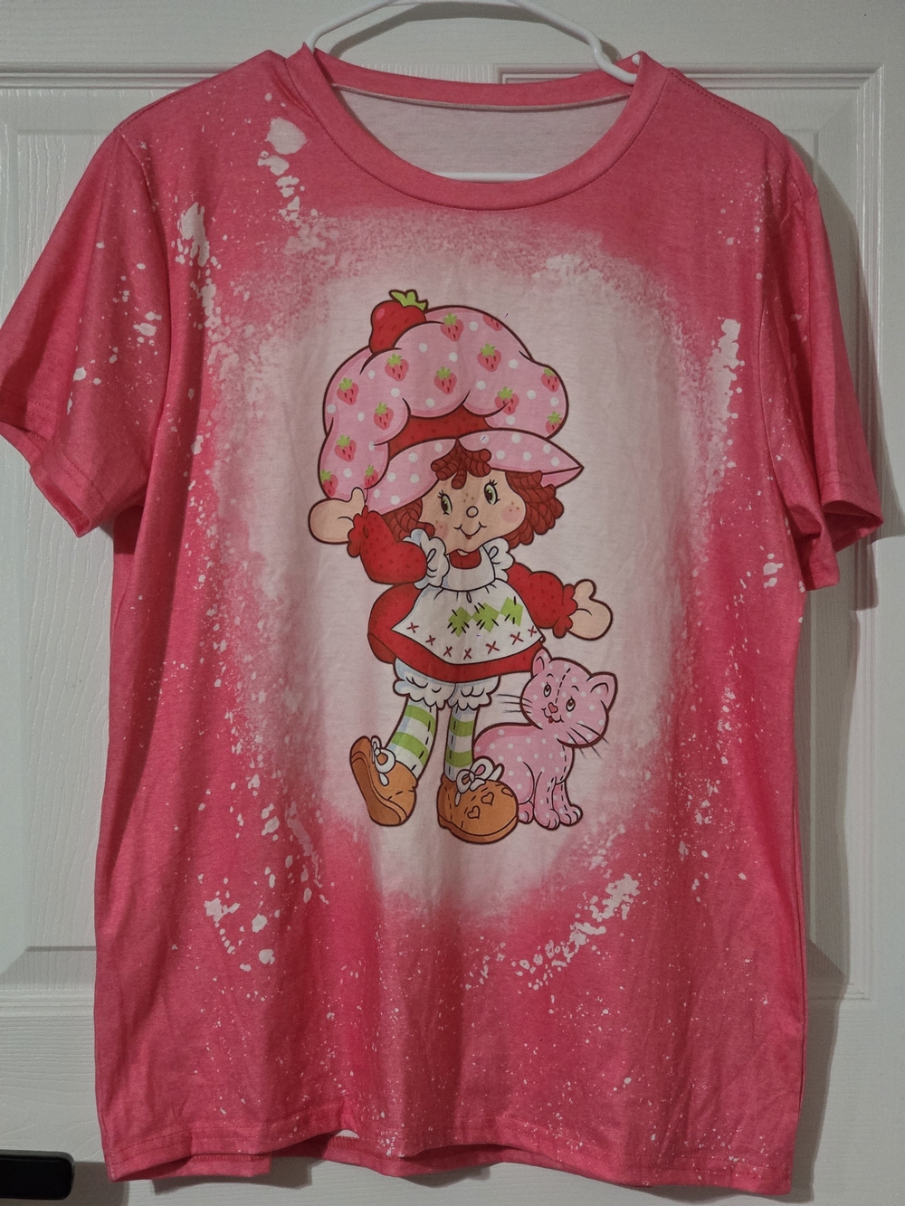 Strawberry Shortcake Pink Graphic Short Sleeve Tee